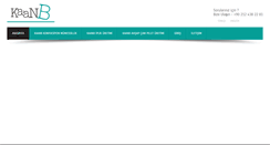 Desktop Screenshot of kaanbtekstil.com