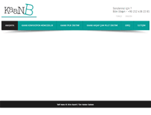 Tablet Screenshot of kaanbtekstil.com